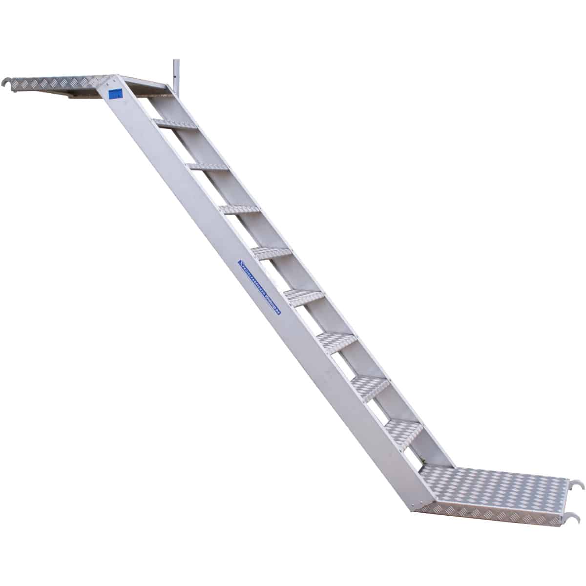 Trappe L 3,00 x H 2,0 m. med spigot - aluminium