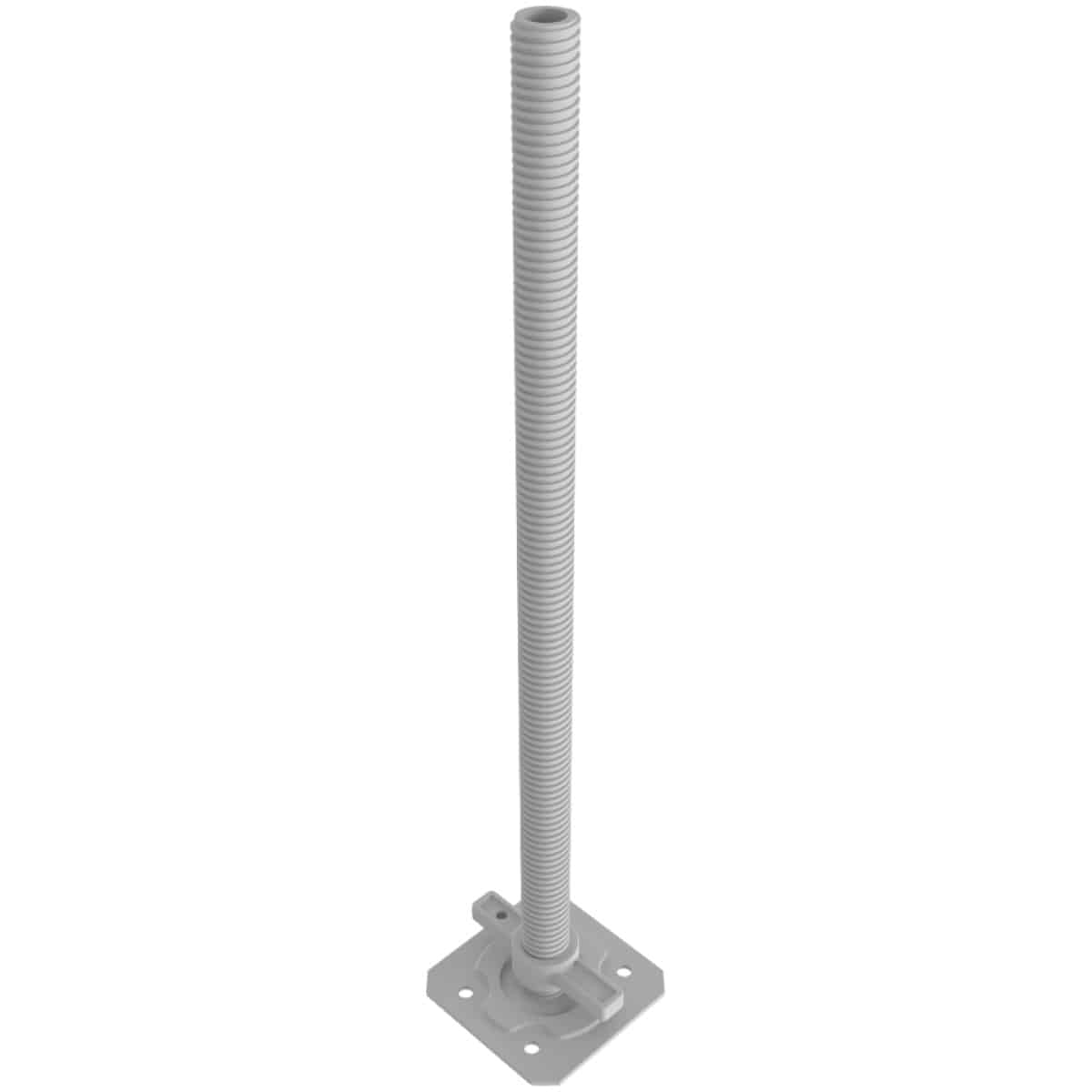 Gevindfodplade Ø38x800 mm.