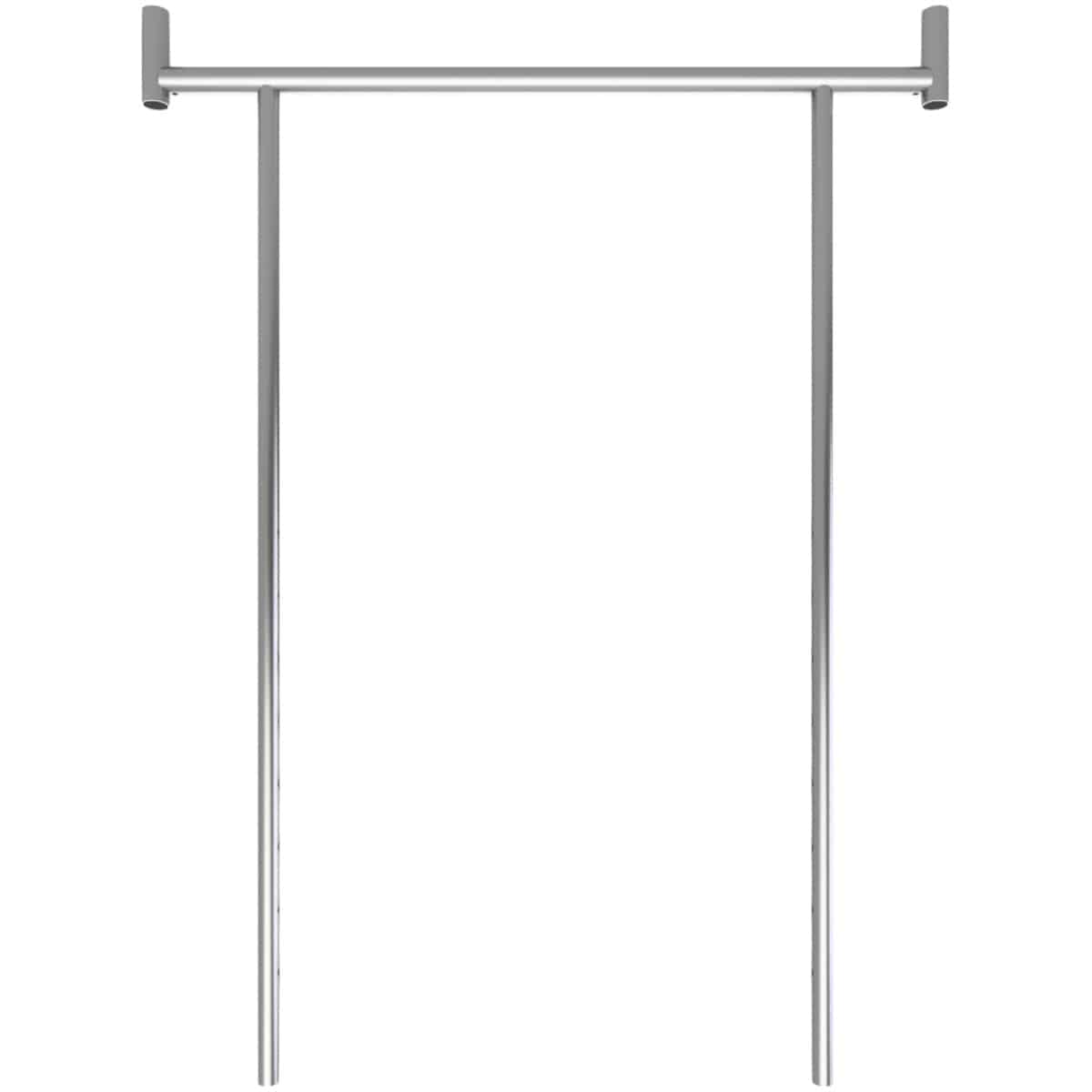 Løs overligger kl. 3 H. 160 cm m/2 Gelænderrør