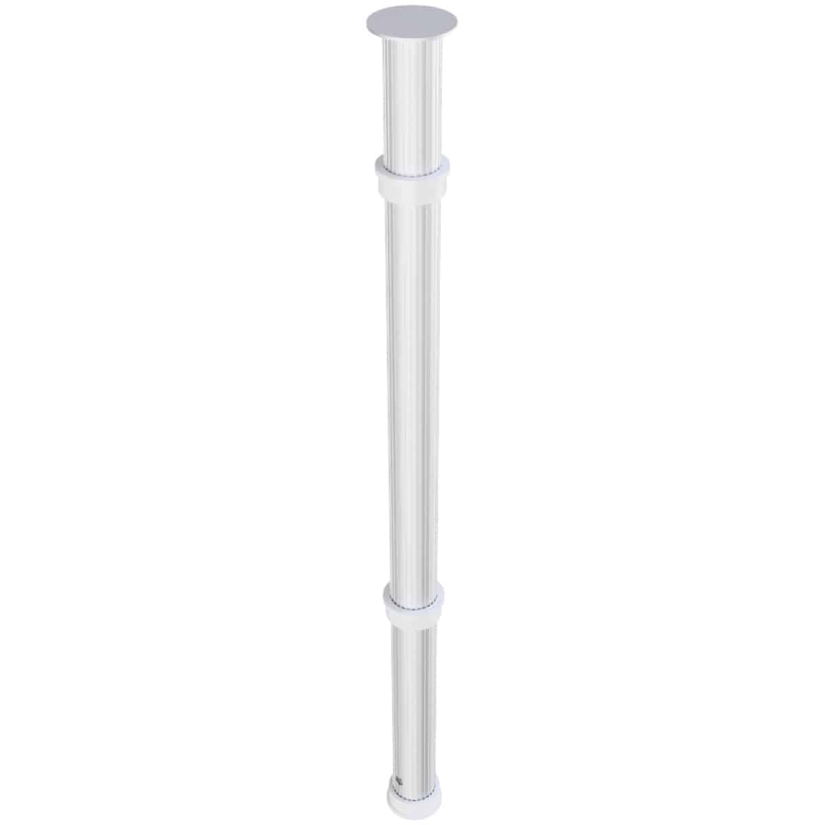 Gelænderstolpe / Pibe - aluminium