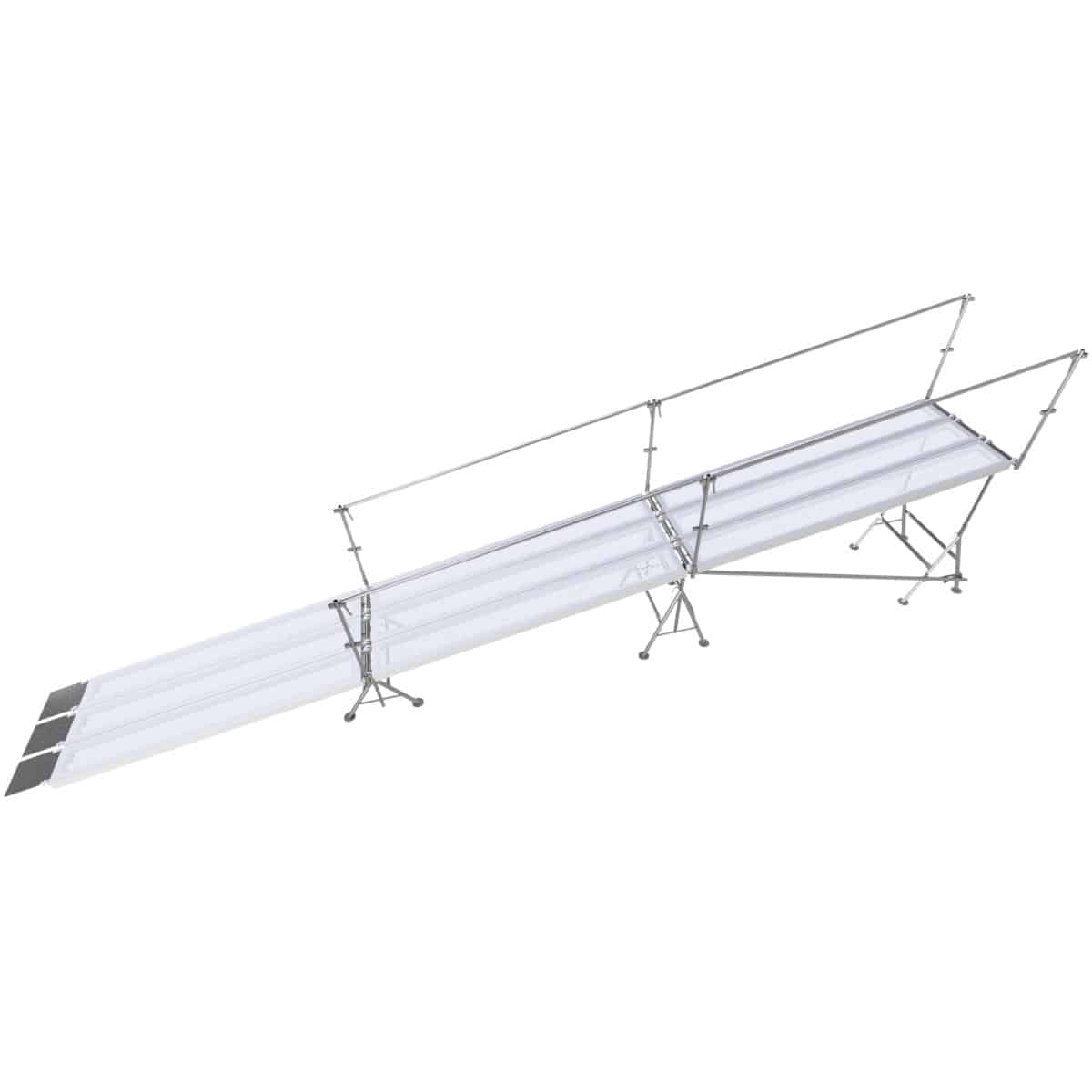 Komplet kørerampe - 9 x 1,2 meter