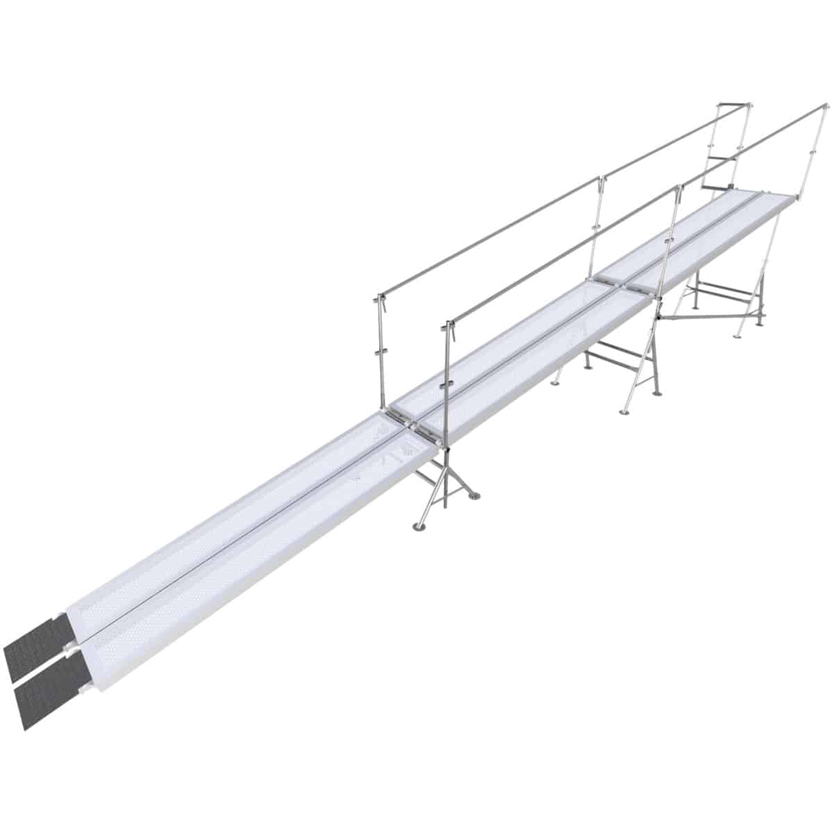 Komplet kørerampe 40 cm