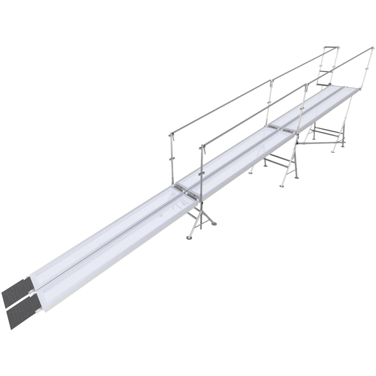 Komplet kørerampe 40 cm