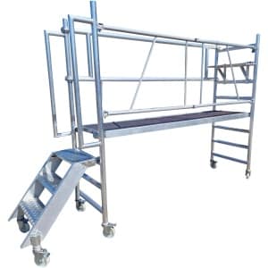 Foldestillads 1,58 m. med trappe