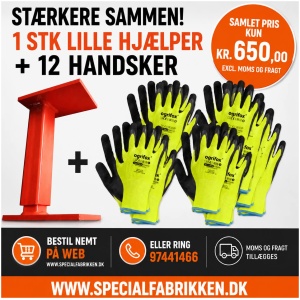 Lille hjælper + arbejdshandsker