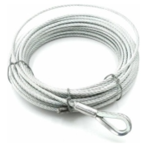 Wire 5 mm x 30 mtr. med kovs og wireklemme